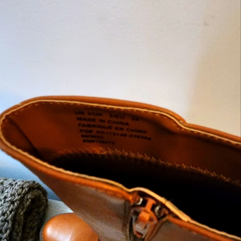 Girls Brown Riding Boots - Picture 5 of 6